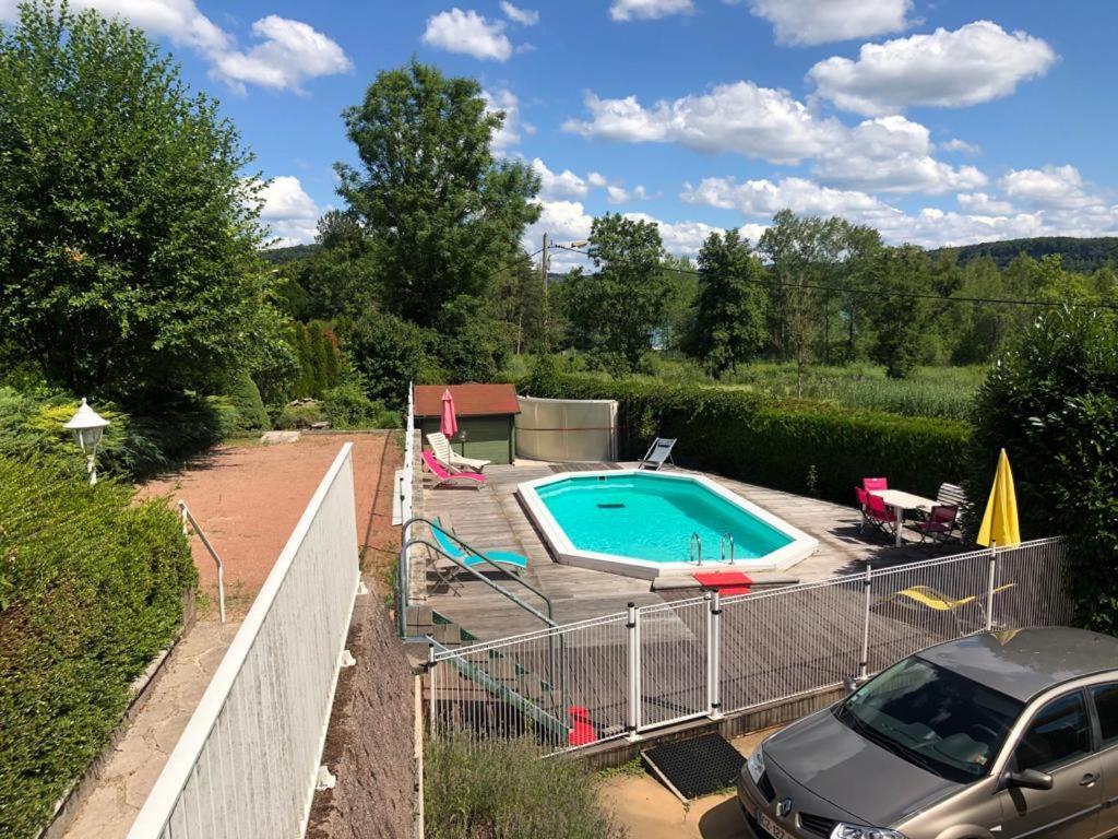 Maison/Gite Familial Dans Le Jura A 200M Du Lac Avec Piscine Privee Marigny  Eksteriør billede
